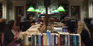 photo of library reading room